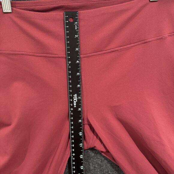 prAna Leggings Women's XL Extra Large Red High Rise Yoga Pants Stretch Athletic - Picture 5 of 10